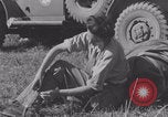 Image of French nurses prepare ambulance Lessay France, 1944, second 10 stock footage video 65675079369