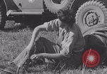 Image of French nurses prepare ambulance Lessay France, 1944, second 11 stock footage video 65675079369