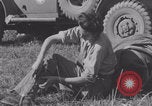 Image of French nurses prepare ambulance Lessay France, 1944, second 12 stock footage video 65675079369