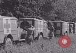 Image of French nurses prepare ambulance Lessay France, 1944, second 24 stock footage video 65675079369