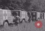 Image of French nurses prepare ambulance Lessay France, 1944, second 26 stock footage video 65675079369