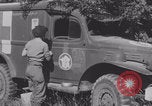 Image of French nurses prepare ambulance Lessay France, 1944, second 29 stock footage video 65675079369