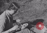 Image of French nurses prepare ambulance Lessay France, 1944, second 38 stock footage video 65675079369
