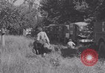 Image of French nurses prepare ambulance Lessay France, 1944, second 54 stock footage video 65675079369