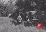 Image of French nurses prepare ambulance Lessay France, 1944, second 56 stock footage video 65675079369