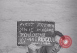 Image of Free French soldiers arrival La Haye-du-Puits La Haye Du Puits France, 1944, second 5 stock footage video 65675079370