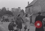 Image of Free French soldiers arrival La Haye-du-Puits La Haye Du Puits France, 1944, second 36 stock footage video 65675079370