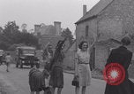 Image of Free French soldiers arrival La Haye-du-Puits La Haye Du Puits France, 1944, second 37 stock footage video 65675079370