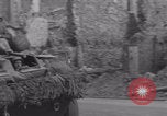 Image of 1st Armored welcome La Haye Du Puits La Haye Du Puits France, 1944, second 45 stock footage video 65675079371