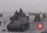 Image of Free French tanks arrive Normandy Saint Lo France, 1944, second 7 stock footage video 65675079373