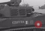 Image of Free French tanks arrive Normandy Saint Lo France, 1944, second 10 stock footage video 65675079373