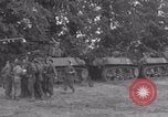 Image of Free French tanks arrive Normandy Saint Lo France, 1944, second 52 stock footage video 65675079373