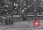 Image of Free French tanks arrive Normandy Saint Lo France, 1944, second 53 stock footage video 65675079373