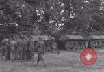 Image of Free French tanks arrive Normandy Saint Lo France, 1944, second 57 stock footage video 65675079373