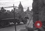 Image of French troops passing La Haye Du Puits La Haye Du Puits France, 1944, second 6 stock footage video 65675079374