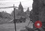 Image of French troops passing La Haye Du Puits La Haye Du Puits France, 1944, second 8 stock footage video 65675079374