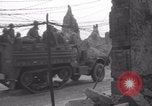 Image of French troops passing La Haye Du Puits La Haye Du Puits France, 1944, second 11 stock footage video 65675079374