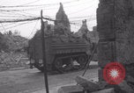 Image of French troops passing La Haye Du Puits La Haye Du Puits France, 1944, second 16 stock footage video 65675079374