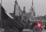 Image of French troops passing La Haye Du Puits La Haye Du Puits France, 1944, second 17 stock footage video 65675079374