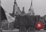 Image of French troops passing La Haye Du Puits La Haye Du Puits France, 1944, second 18 stock footage video 65675079374