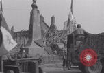 Image of French troops passing La Haye Du Puits La Haye Du Puits France, 1944, second 19 stock footage video 65675079374