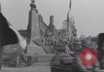 Image of French troops passing La Haye Du Puits La Haye Du Puits France, 1944, second 20 stock footage video 65675079374