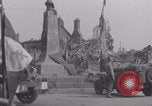 Image of French troops passing La Haye Du Puits La Haye Du Puits France, 1944, second 23 stock footage video 65675079374