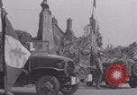 Image of French troops passing La Haye Du Puits La Haye Du Puits France, 1944, second 24 stock footage video 65675079374