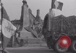 Image of French troops passing La Haye Du Puits La Haye Du Puits France, 1944, second 29 stock footage video 65675079374