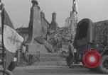 Image of French troops passing La Haye Du Puits La Haye Du Puits France, 1944, second 30 stock footage video 65675079374