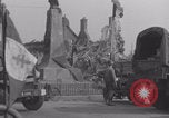 Image of French troops passing La Haye Du Puits La Haye Du Puits France, 1944, second 31 stock footage video 65675079374
