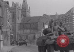 Image of French troops passing La Haye Du Puits La Haye Du Puits France, 1944, second 35 stock footage video 65675079374