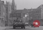 Image of French troops passing La Haye Du Puits La Haye Du Puits France, 1944, second 41 stock footage video 65675079374