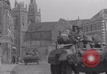 Image of French troops passing La Haye Du Puits La Haye Du Puits France, 1944, second 43 stock footage video 65675079374
