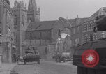 Image of French troops passing La Haye Du Puits La Haye Du Puits France, 1944, second 44 stock footage video 65675079374