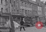 Image of French troops passing La Haye Du Puits La Haye Du Puits France, 1944, second 51 stock footage video 65675079374
