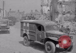 Immagine di Libero convoglio francese di ambulanza Periers Periers Francia, 1944, secondo 39 filmato di repertorio 65675079377