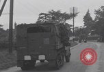 Standbild Free French 2nd Armored Division Konvoi England Southampton England, 1944, aus Sekunde 60 historischem Filmmaterial Videoclip 65675079382