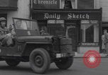 Image of Free French 2nd Armored Division convoy Southampton port  Southampton England, 1944, second 8 stock footage video 65675079385