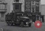 Image of Free French 2nd Armored Division convoy Southampton port  Southampton England, 1944, second 30 stock footage video 65675079385