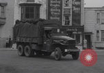 Image of Free French 2nd Armored Division convoy Southampton port  Southampton England, 1944, second 36 stock footage video 65675079385