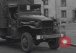Image of Free French 2nd Armored Division convoy Southampton port  Southampton England, 1944, second 39 stock footage video 65675079385