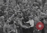 Image of Donut Dolly with Free French soldiers Southampton England, 1944, second 7 stock footage video 65675079386