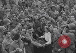 Image of Donut Dolly with Free French soldiers Southampton England, 1944, second 8 stock footage video 65675079386