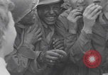 Image of Donut Dolly with Free French soldiers Southampton England, 1944, second 31 stock footage video 65675079386