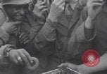 Image of Donut Dolly with Free French soldiers Southampton England, 1944, second 33 stock footage video 65675079386
