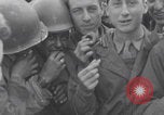 Image of Donut Dolly with Free French soldiers Southampton England, 1944, second 35 stock footage video 65675079386