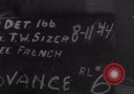 Image of Free French fire 105 mm Howitzer Motor Carriage M7 Luce France, 1944, second 5 stock footage video 65675079388