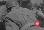 Image of Free French fire 105 mm Howitzer Motor Carriage M7 Luce France, 1944, second 8 stock footage video 65675079388