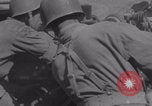 Image of Free French fire 105 mm Howitzer Motor Carriage M7 Luce France, 1944, second 10 stock footage video 65675079388